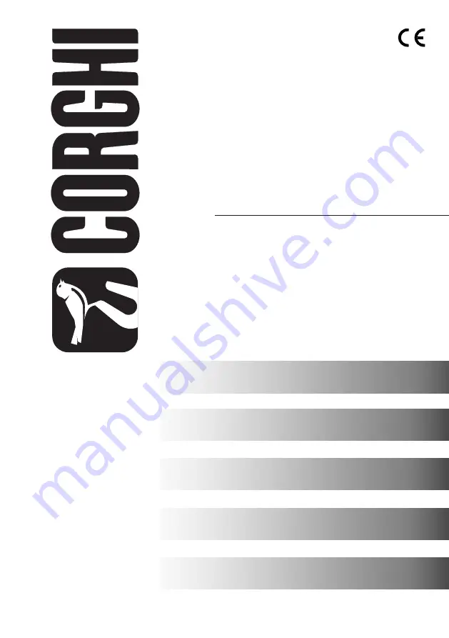 Corghi DV 120 Operator'S Manual Download Page 1