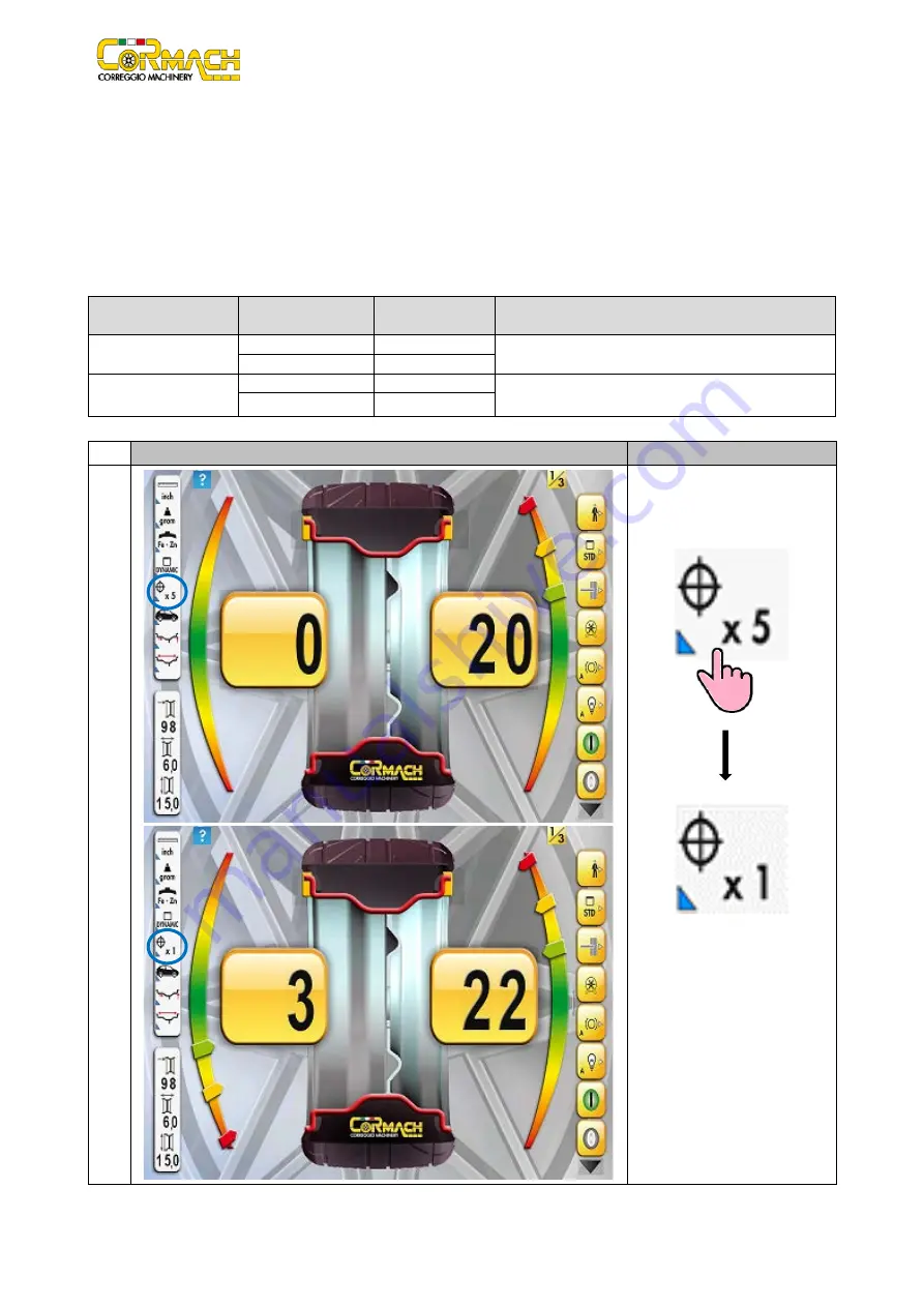 Cormach TOUCH MEC 100 Use And Maintenance Manual Download Page 45