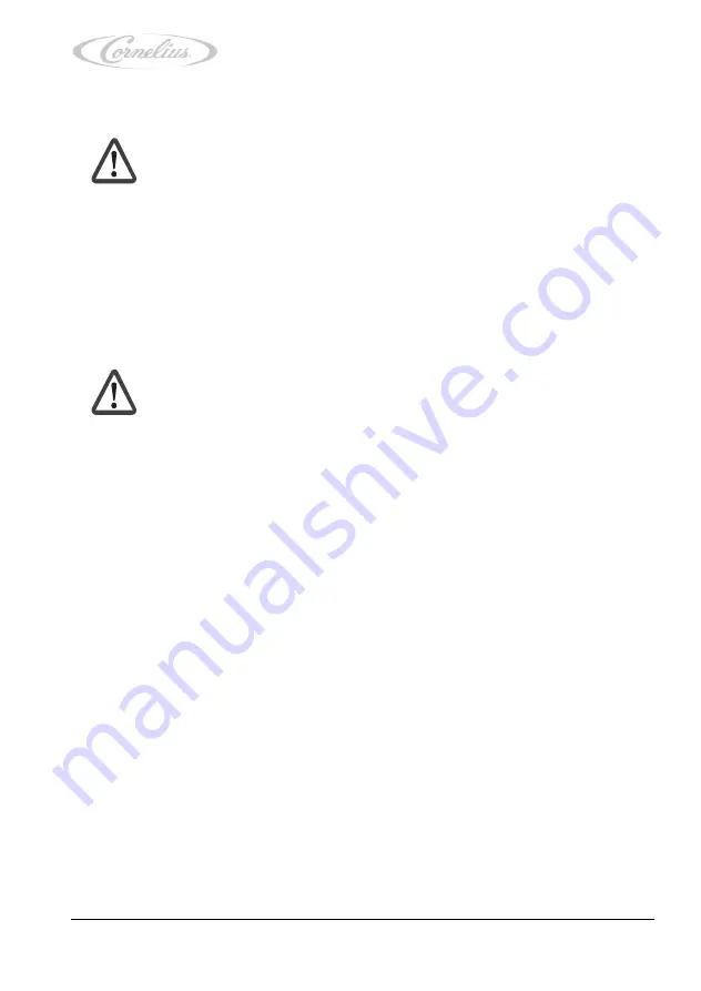 Cornelius 221000414x Installation And Service Manual Download Page 19