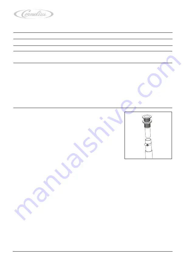 Cornelius 221000414x Installation And Service Manual Download Page 46