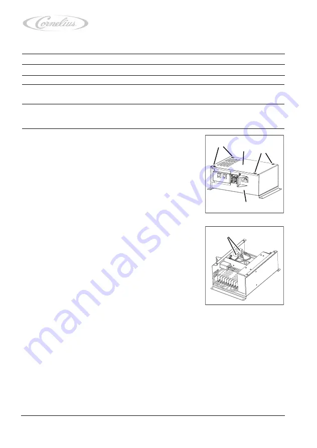 Cornelius 221000414x Installation And Service Manual Download Page 58