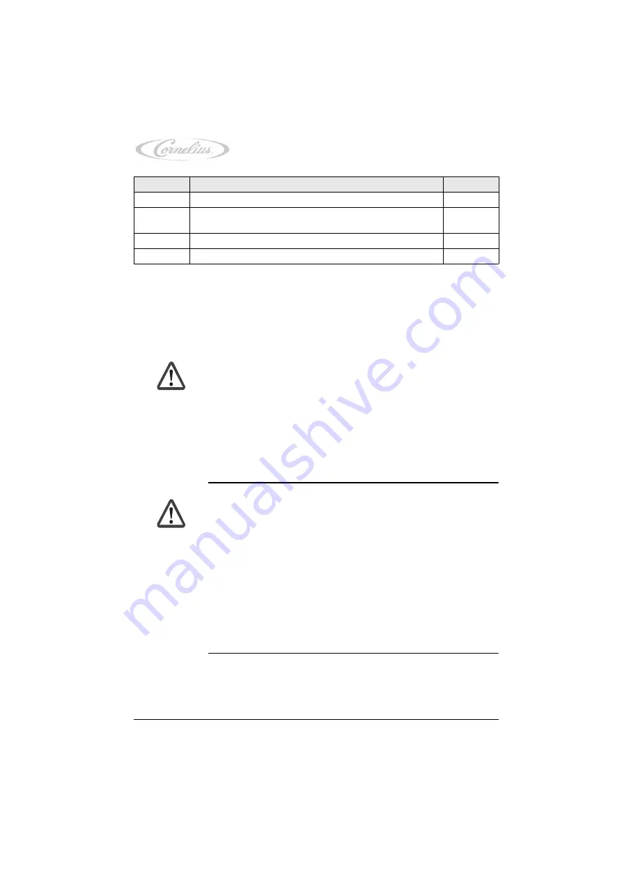 Cornelius 221001320 Operator'S Manual Download Page 13