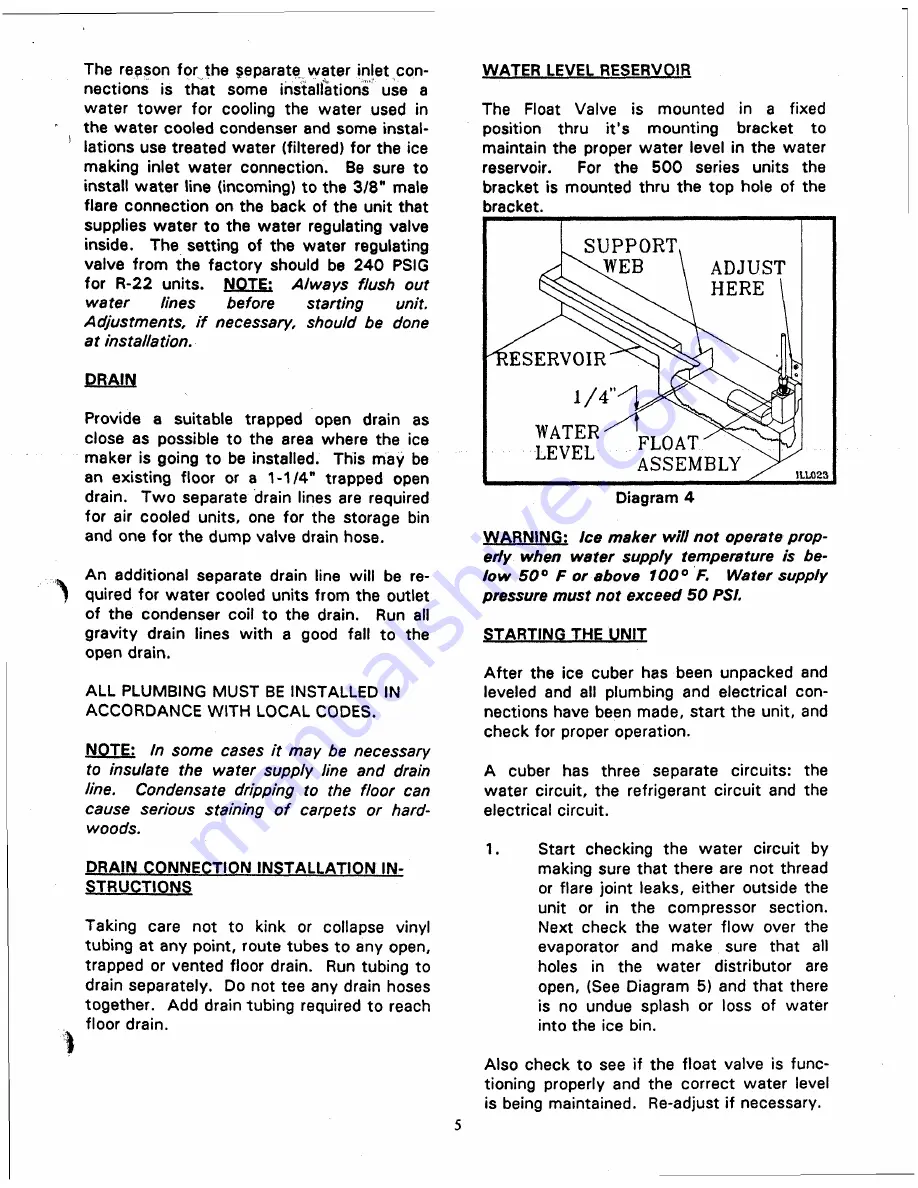 Cornelius 500 - Series Service Manual Download Page 9