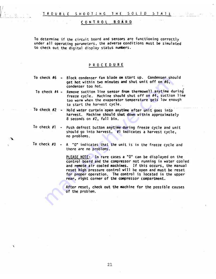 Cornelius 700 - Series Service Manual Download Page 22