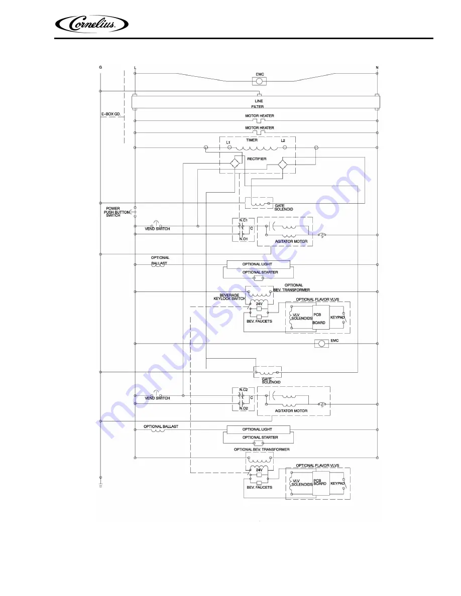 Cornelius ED 300 BC Installation Manual Download Page 22