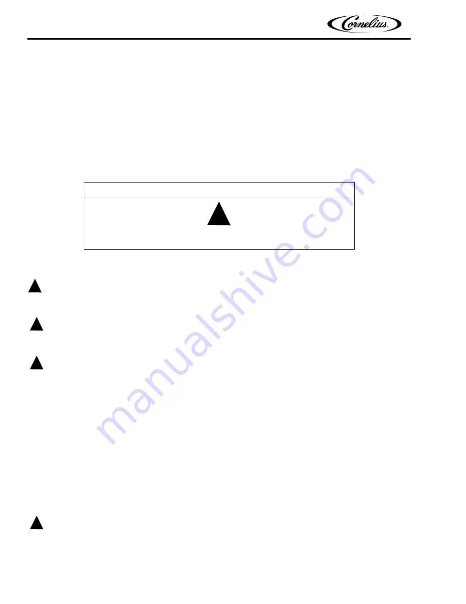 Cornelius ENDURO-175 Installation Manual Download Page 4