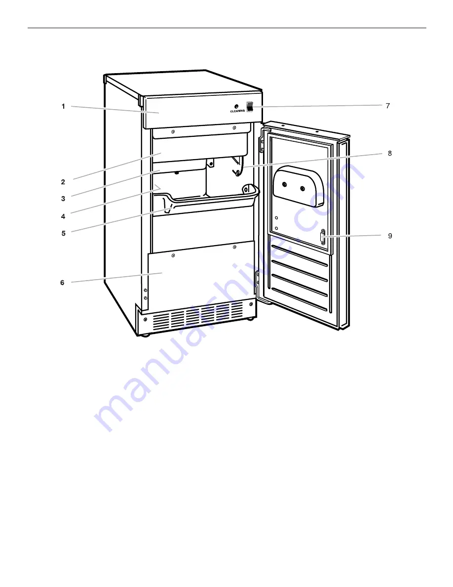 Cornelius Ice Cube Maker JEACS50SL1 Скачать руководство пользователя страница 4