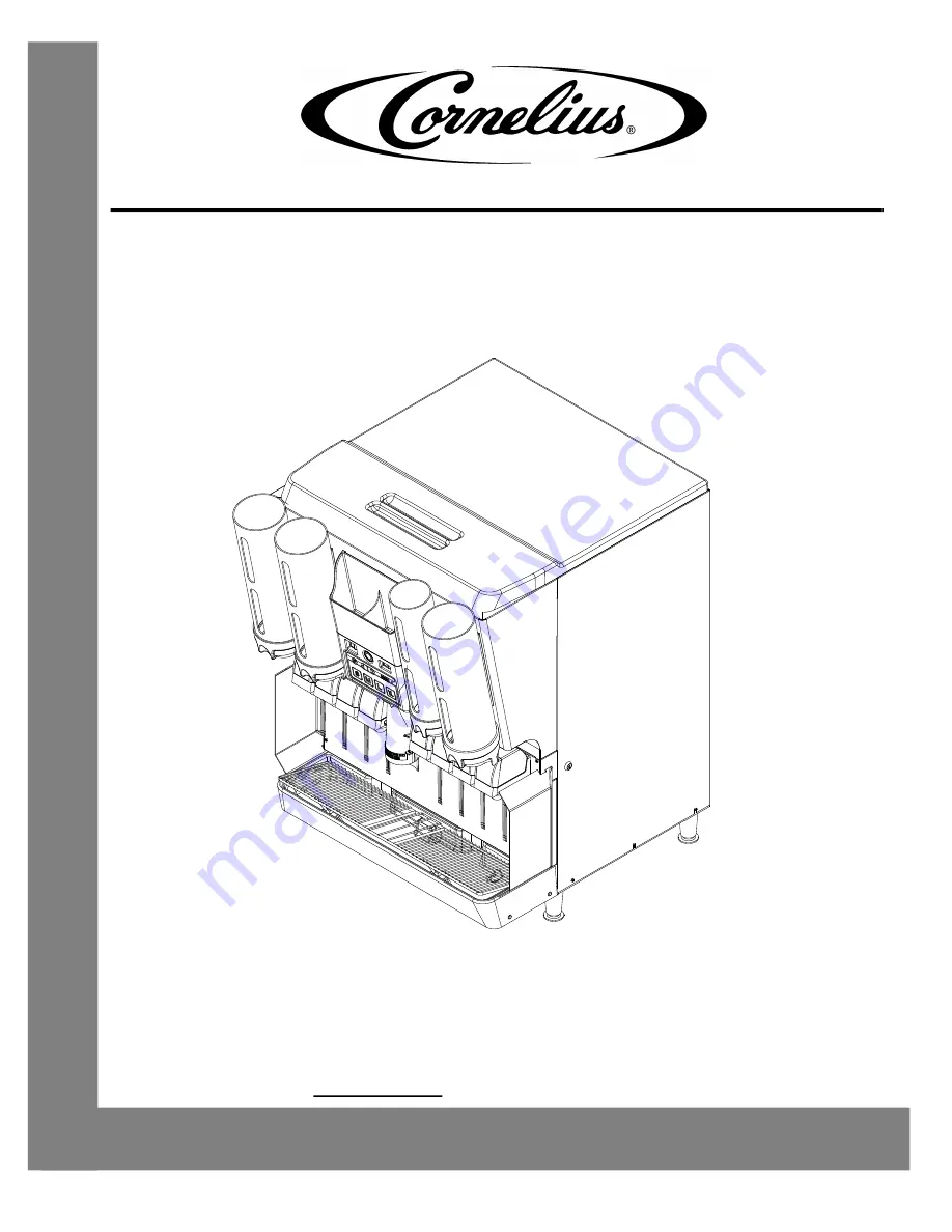 Cornelius IDC 255 PROGATE DRIVE THRU UNIT Installation Manual Download Page 1