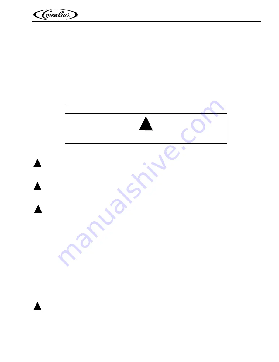 Cornelius IDC 2XX Operator'S Manual Download Page 4