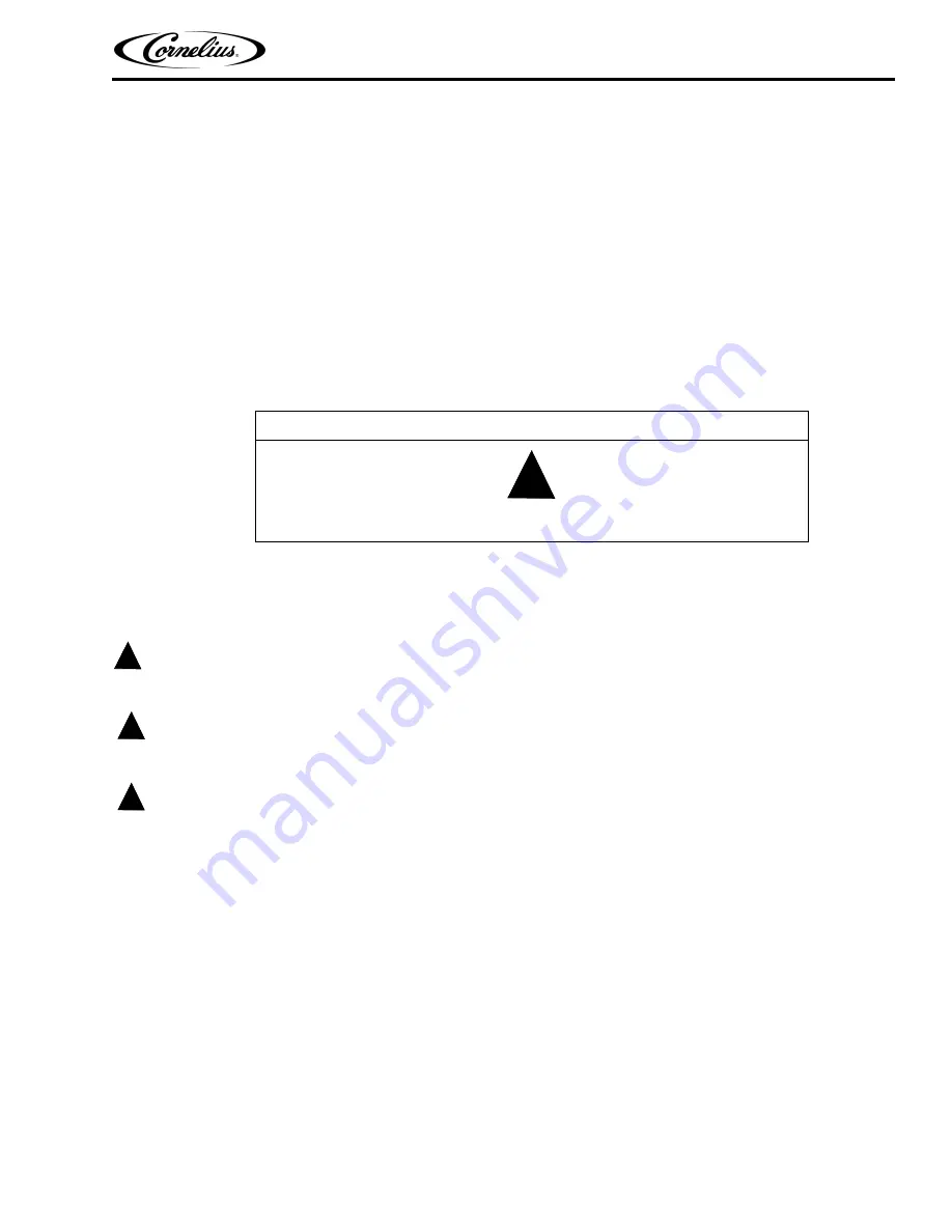 Cornelius IDC PRO 255 Operator'S Manual Download Page 4