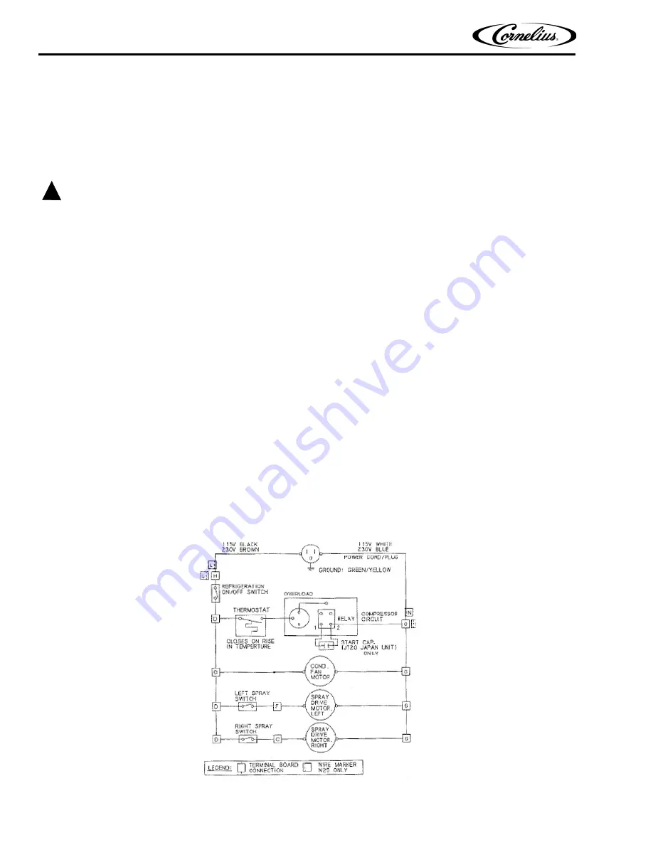 Cornelius JT20D Operator'S Manual Download Page 16