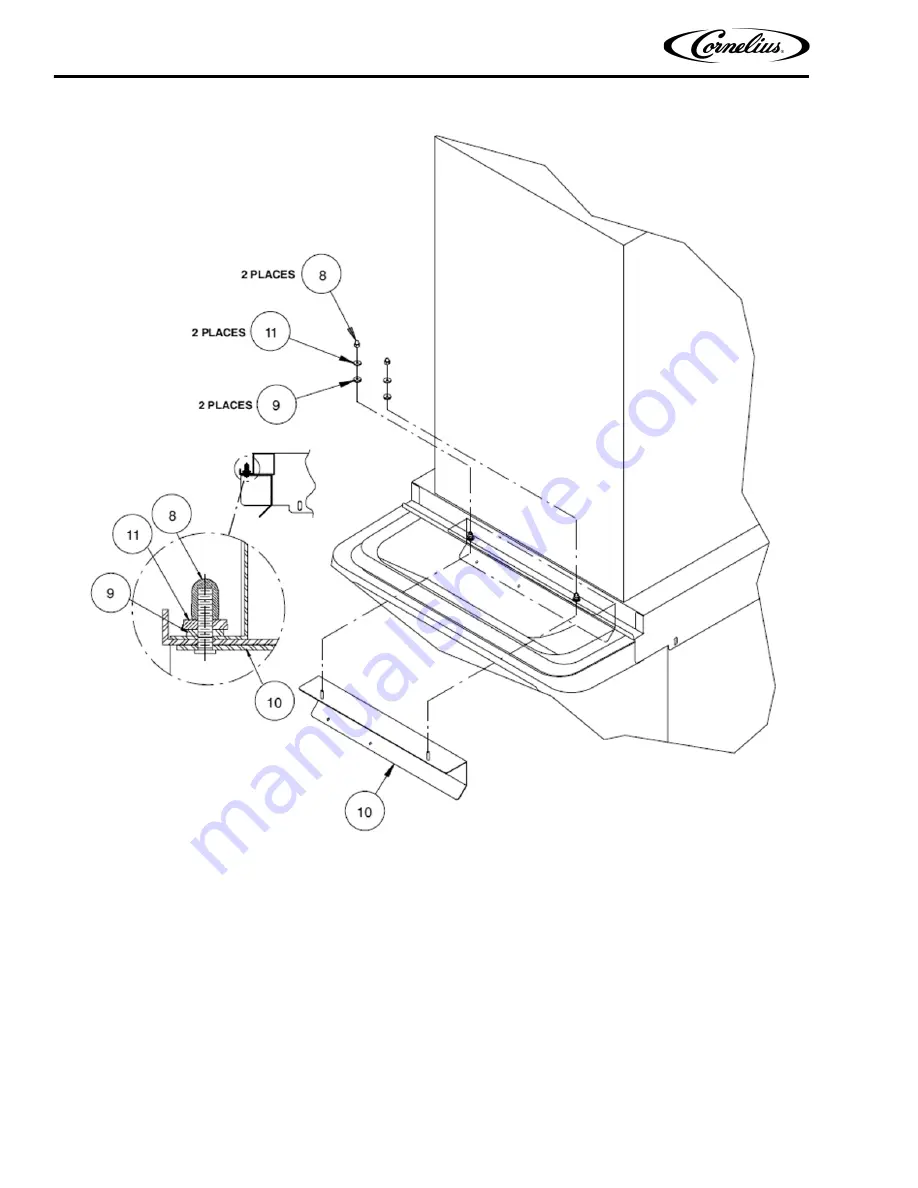 Cornelius P/N 620204721 Installation Instructions Download Page 4