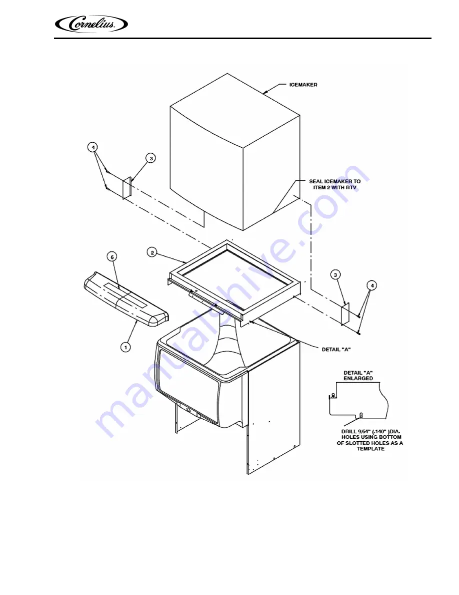 Cornelius P/N 629083202 Installation Instructions Download Page 3