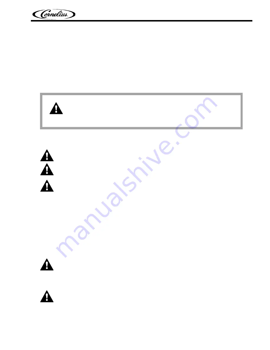 Cornelius REMCOR OLYMPUS POST-MIX Service Manual Download Page 5