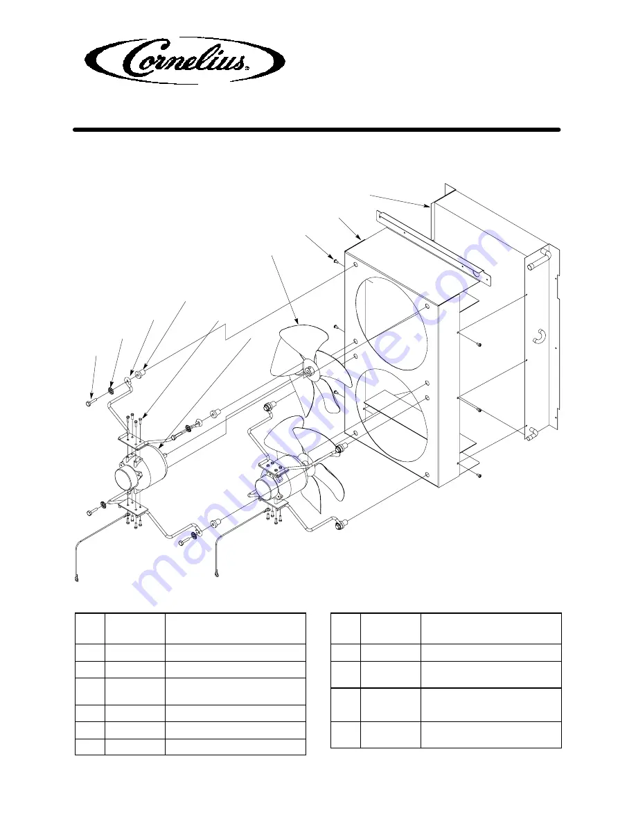 Cornelius XTREME 631812001 Illustrated Parts List Download Page 8