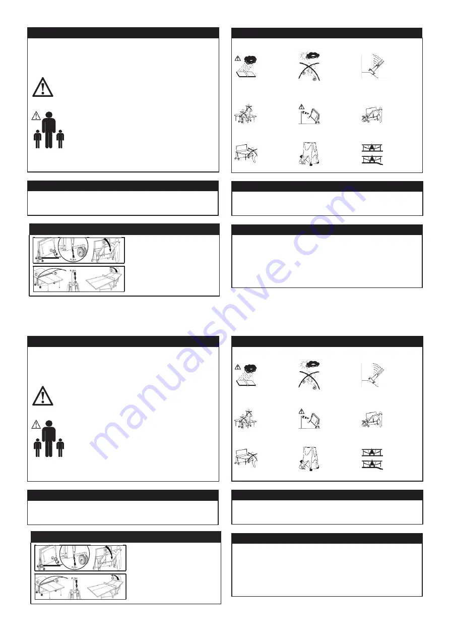 Cornilleau 100 S CROSSOVER Assembly Instructions Manual Download Page 8