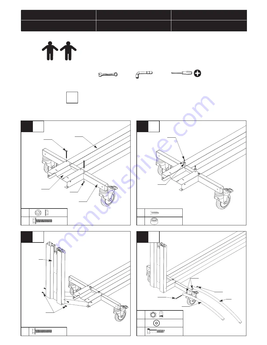 Cornilleau COMPETITION 740 Assembly And Operating Instructions Manual Download Page 4