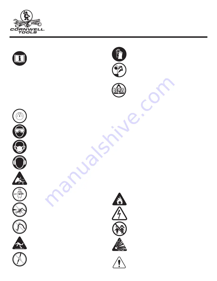 Cornwell Tools bluePOWER CAT535R Operating Manual Download Page 2