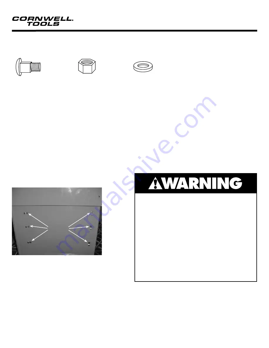 Cornwell Tools CTB-MM700BR Assembly Instructions Download Page 2