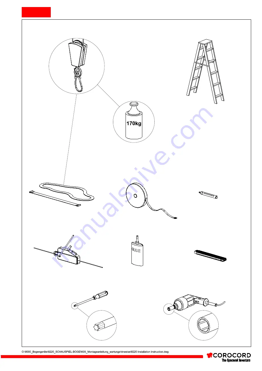 COROCORD PERFORMER ARCH 8220 Скачать руководство пользователя страница 6