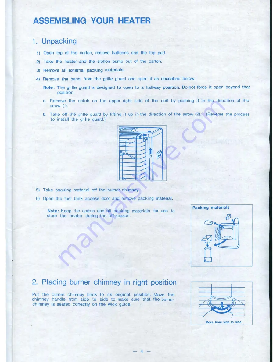 CORONA SX-2E Скачать руководство пользователя страница 5