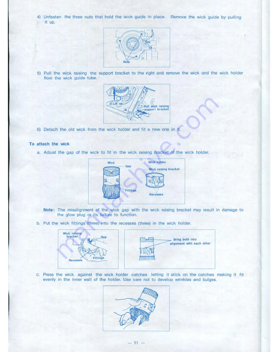 CORONA SX-2E Owner'S Manual Download Page 12