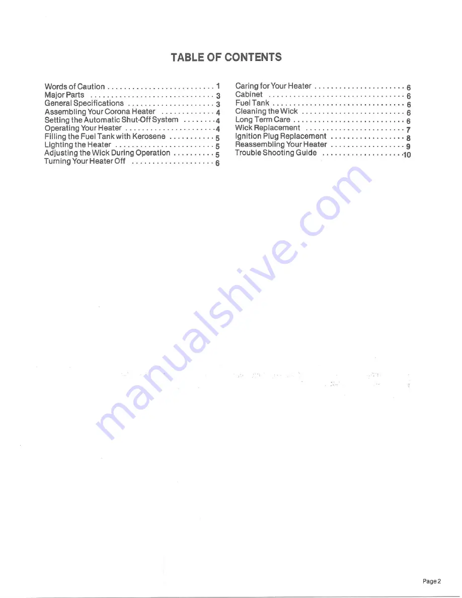 CORONA XL-DK Operating Instructions Manual Download Page 3