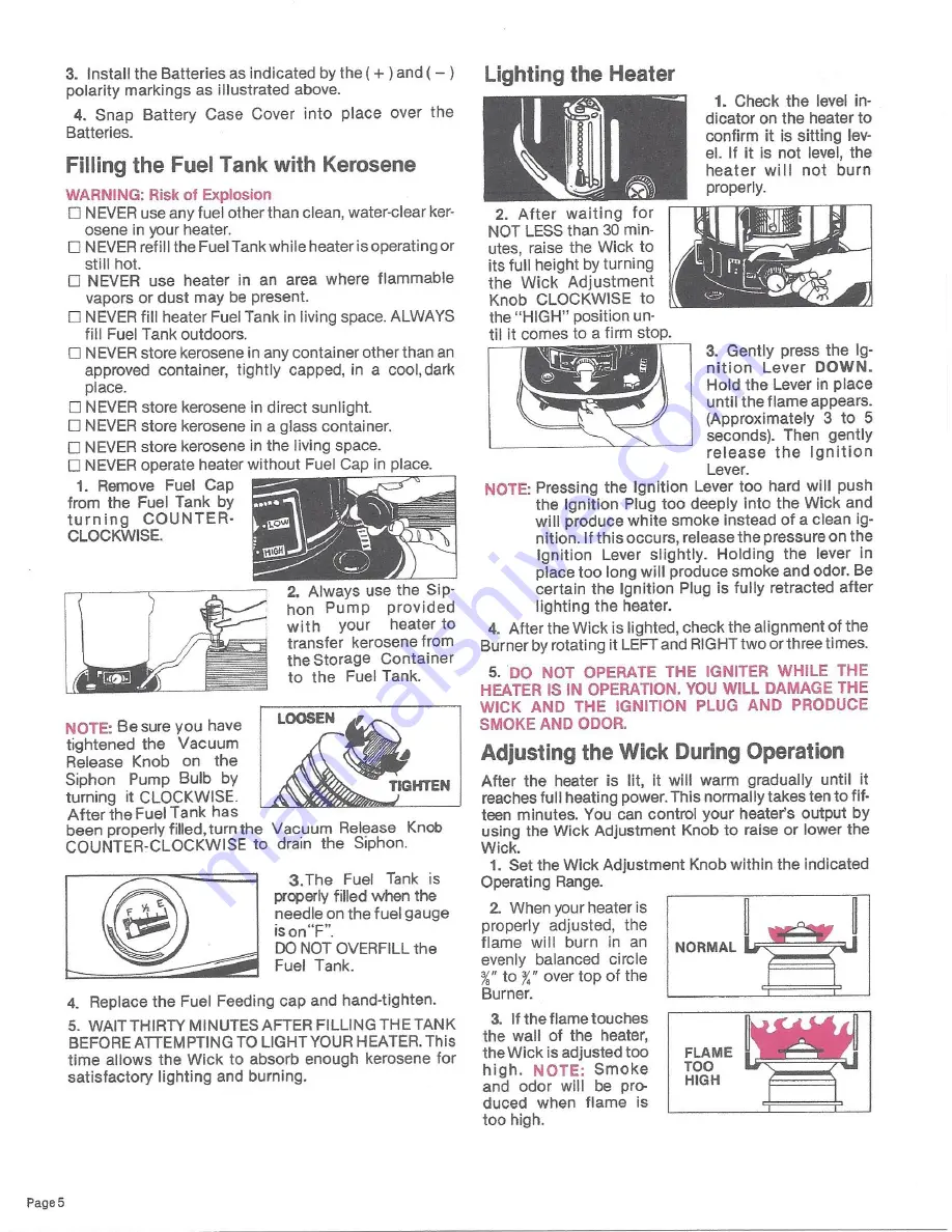 CORONA XL-DK Operating Instructions Manual Download Page 6