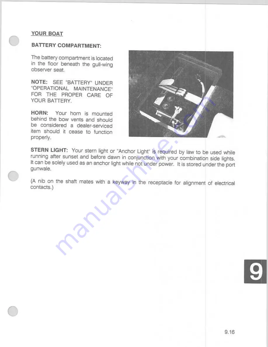 CORRECT CRAFT 1997 Ski Nautique Owner'S Manual Download Page 47