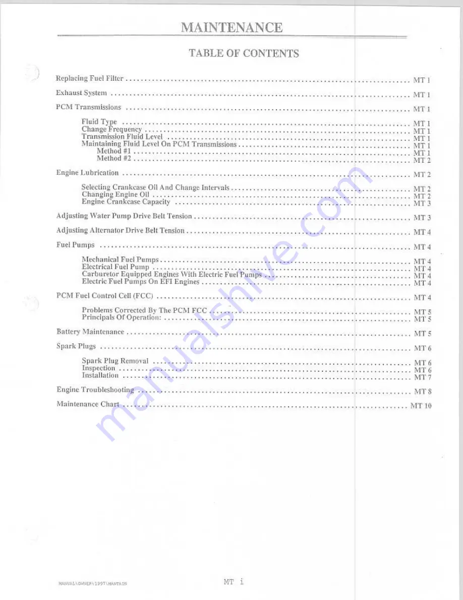 CORRECT CRAFT 1997 Ski Nautique Owner'S Manual Download Page 64