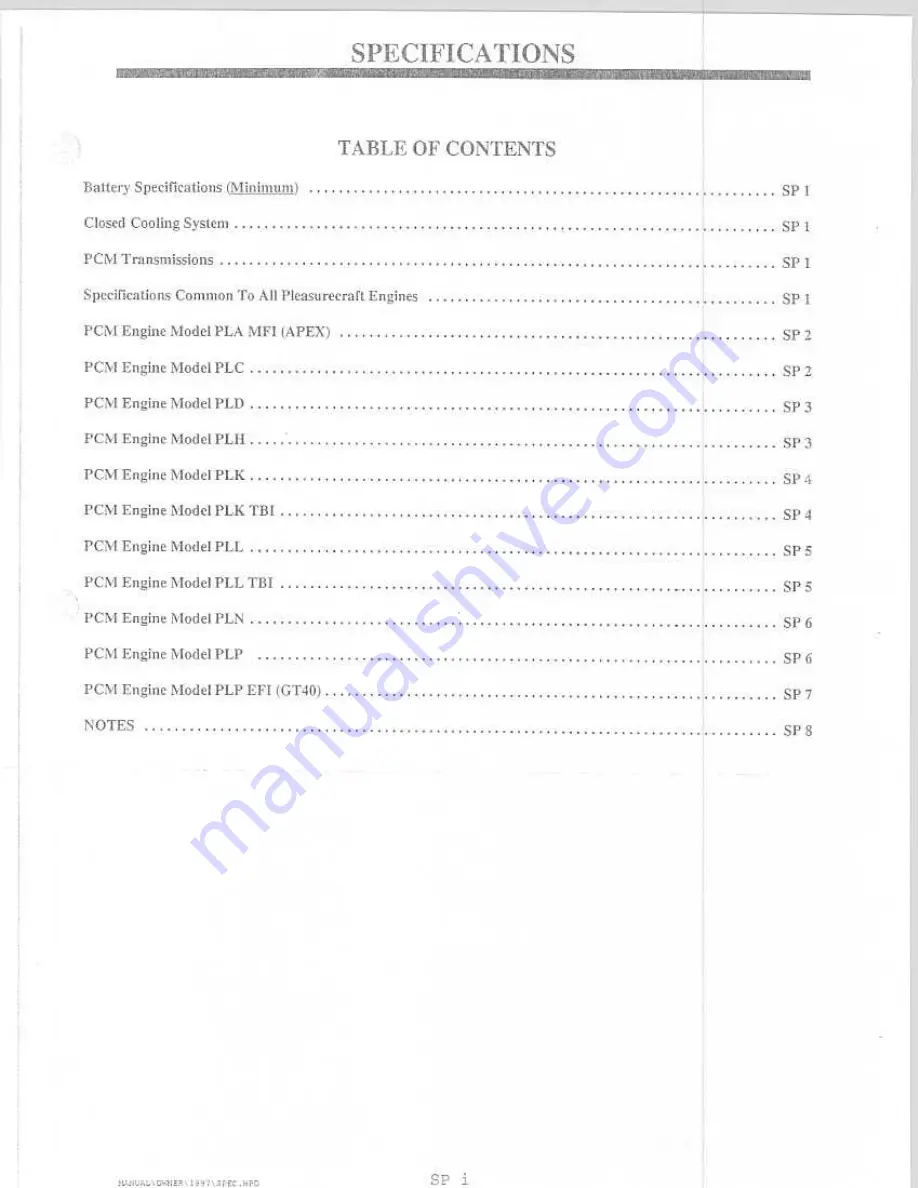 CORRECT CRAFT 1997 Ski Nautique Owner'S Manual Download Page 75