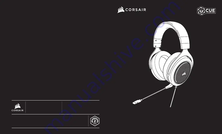 Corsair CA-9011225-EU Quick Start Manual Download Page 1