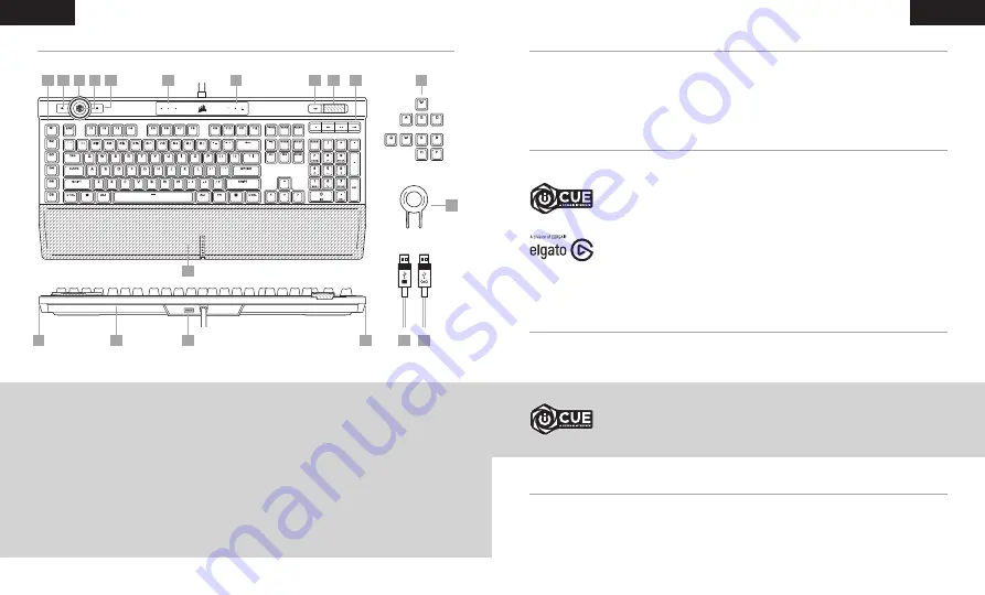 Corsair CUE K100 RGB Manual Download Page 6