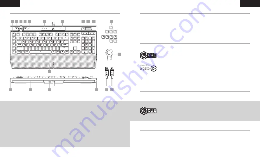 Corsair K100 RGB Manual Download Page 2