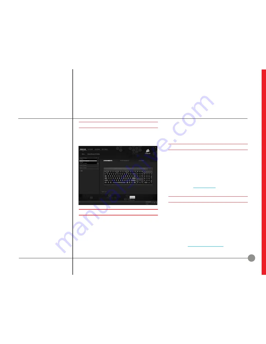 Corsair VENGEANCE K70 RGB Manual Download Page 21