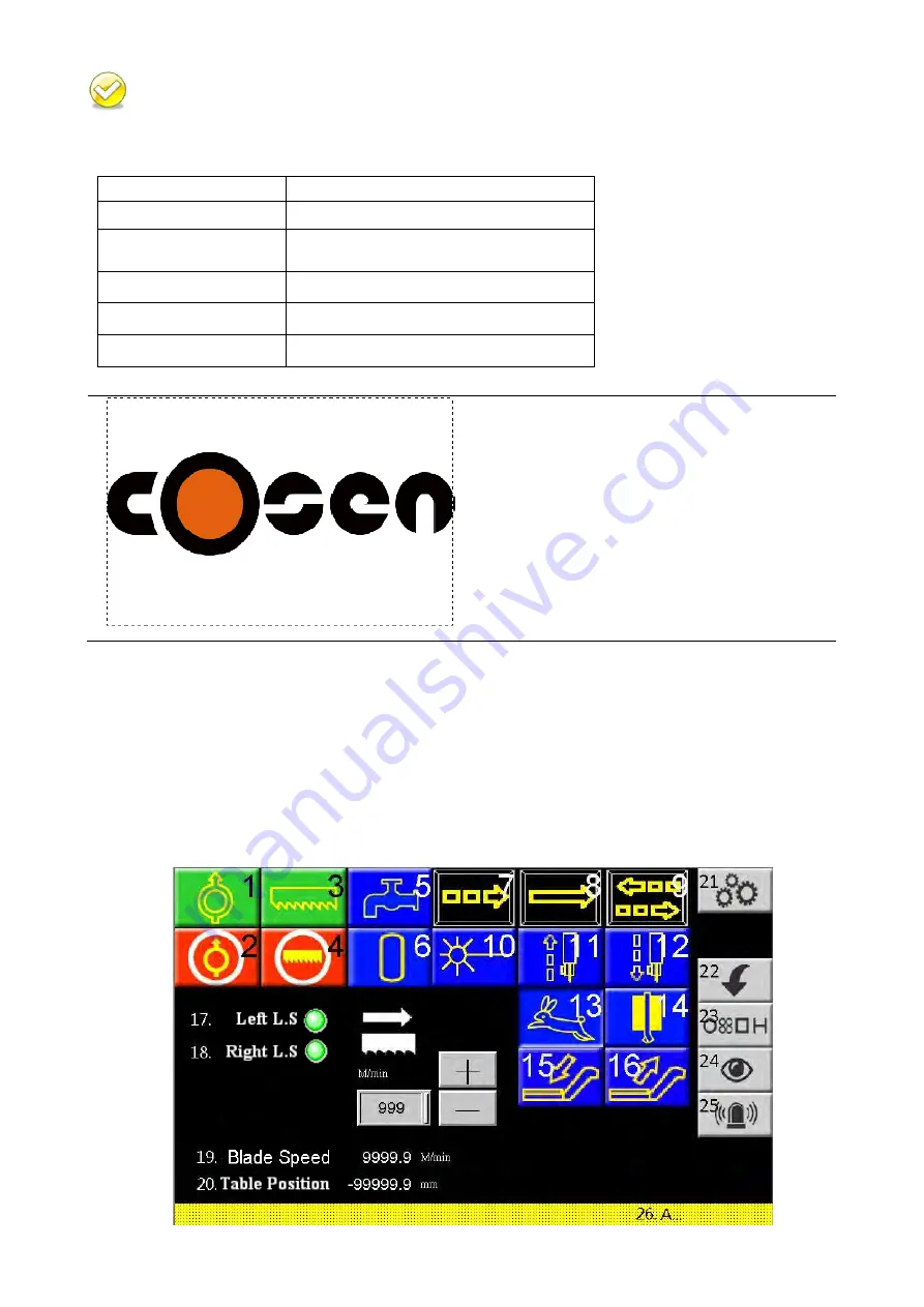 Cosen SVT-6070H Instruction Manual Download Page 43