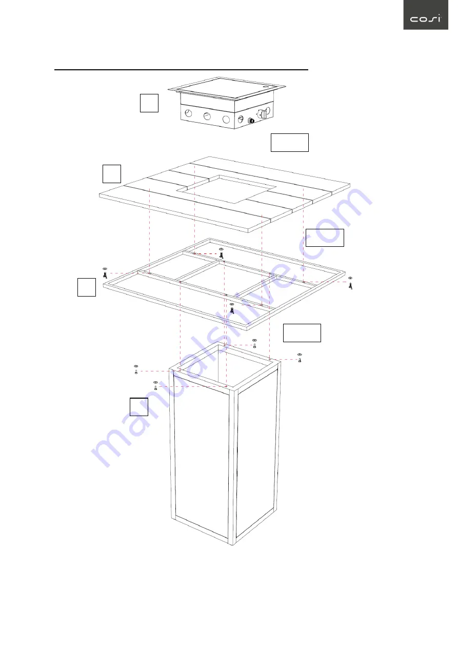 Cosi Cosiloft 100 bar table User And Installation Instructions Manual Download Page 34