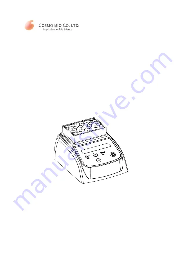 Cosmo Bio ACE mini Operation Manual Download Page 1