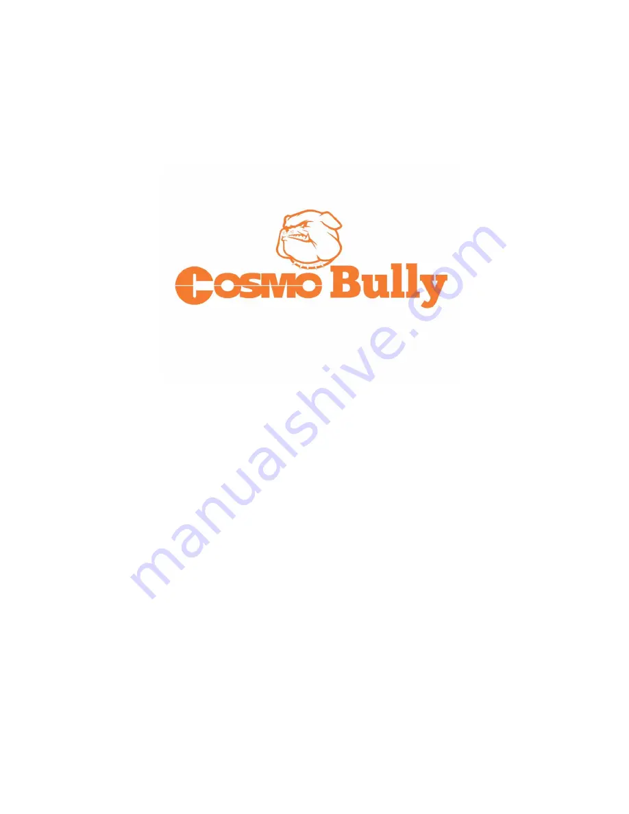 COSMO Bully FLS105 Operation Manual Download Page 22