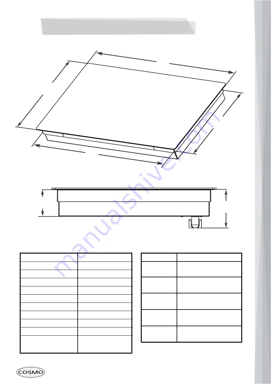 Cosmo COS-244ECC Installation Manual Download Page 8