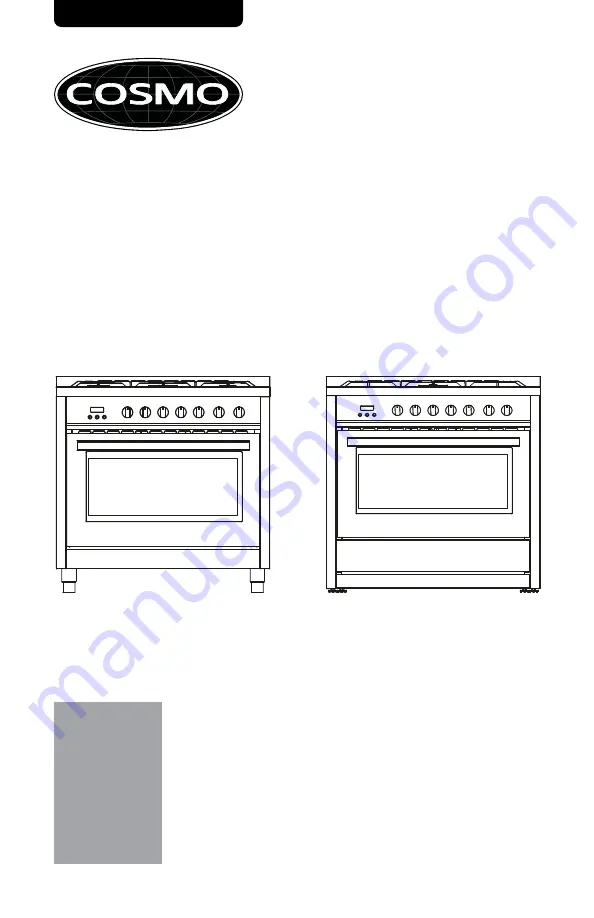 Cosmo COS-F965 Installation Manual Download Page 1