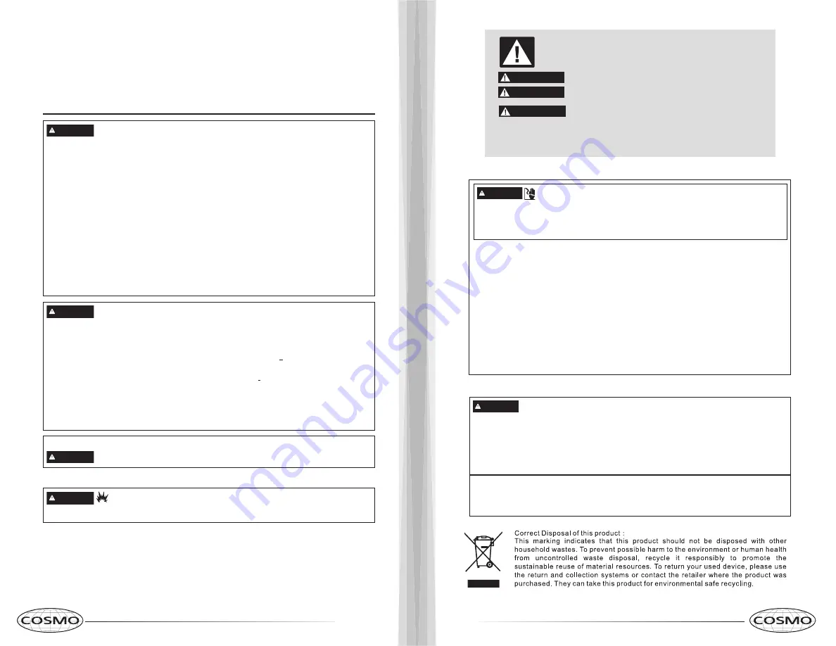 Cosmo COS-FDR225 Series Product Manual Download Page 3