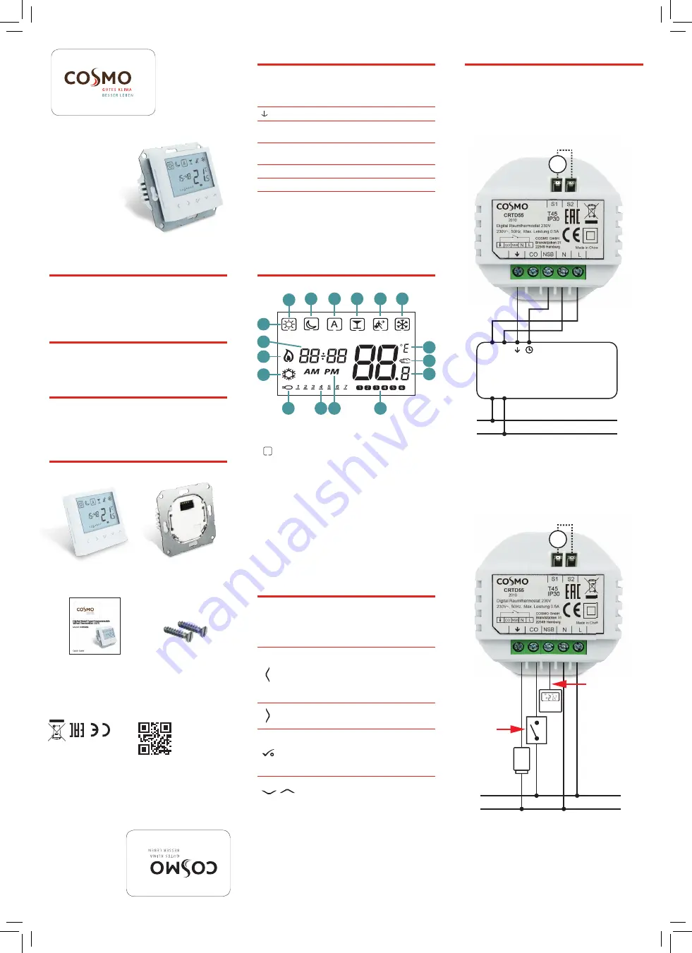 Cosmo CRTD55 Manual Download Page 1