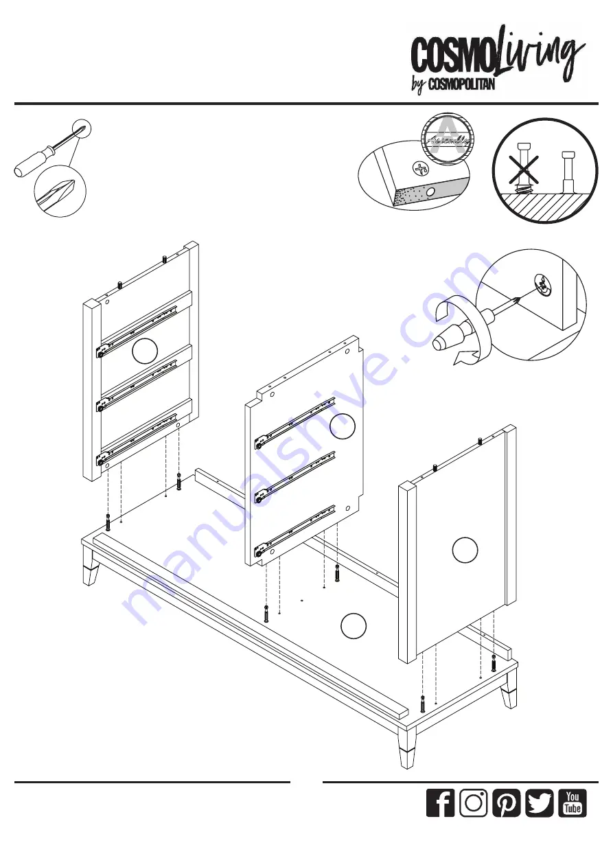 Cosmopolitan COSMOLiving Westerleigh 3642013COM Скачать руководство пользователя страница 12