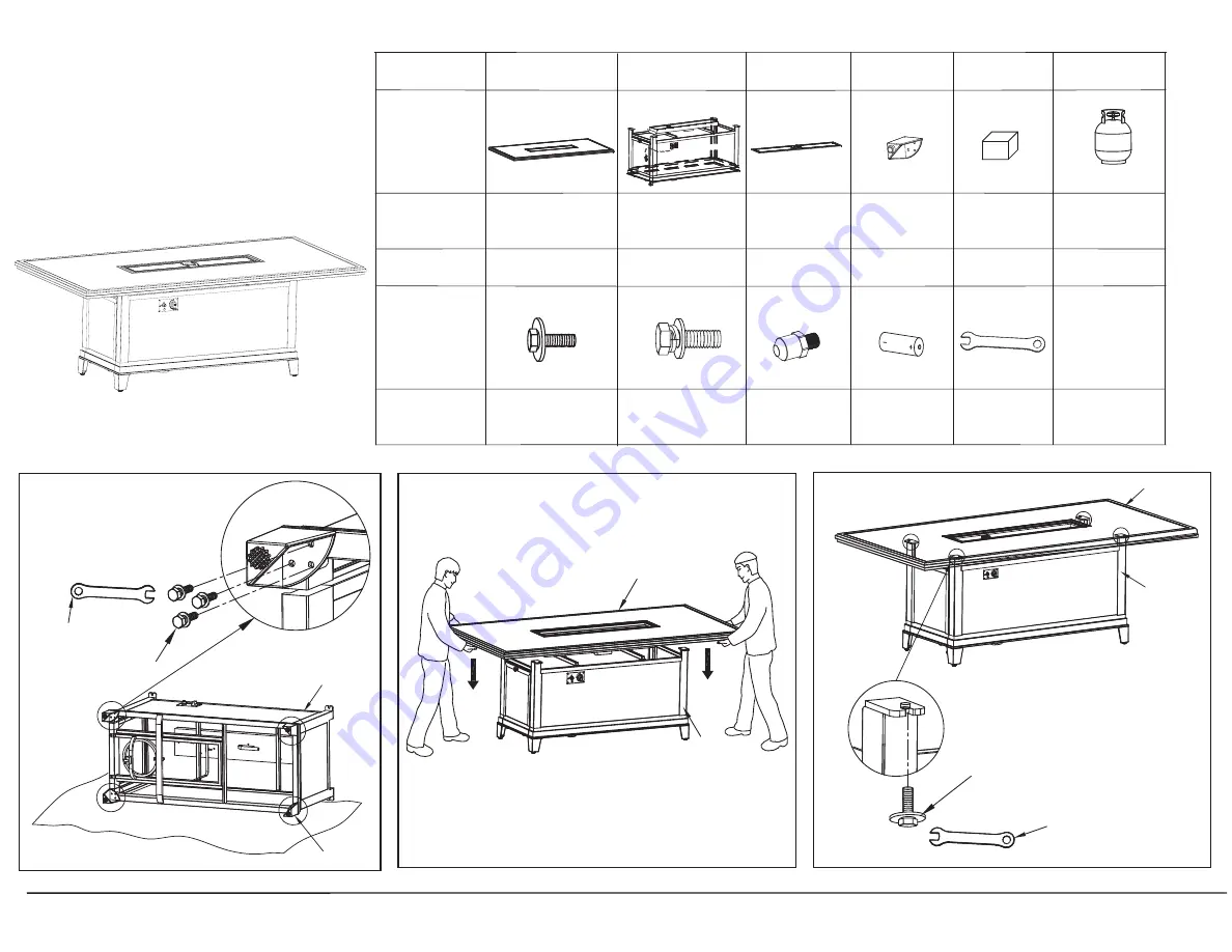 Costco 1902258 Assembly / Care & Use Instructions Download Page 20