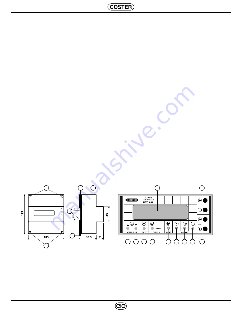 Coster DTC 628 Instructions Manual Download Page 2