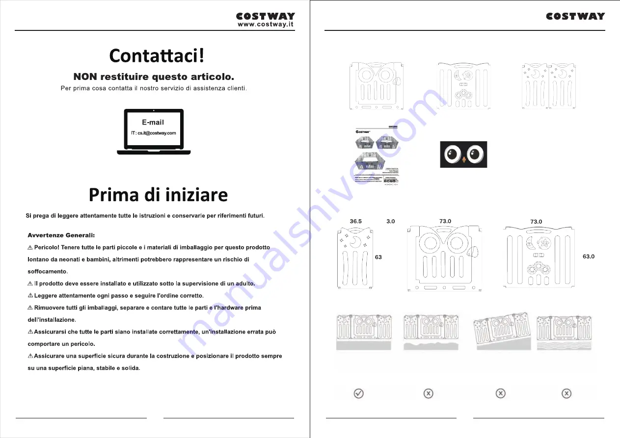 Costway 40825679 User Manual Download Page 14