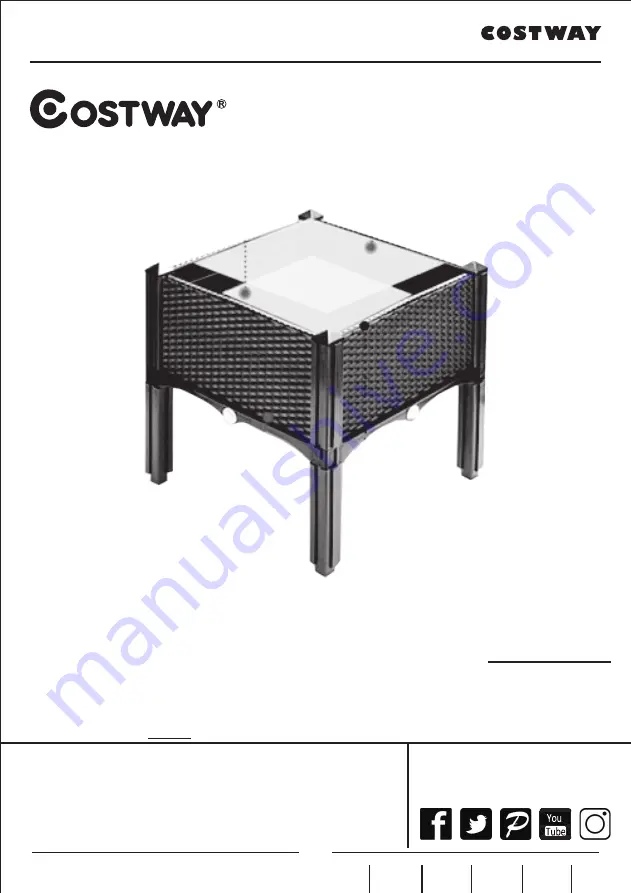 Costway 43125679 Скачать руководство пользователя страница 4