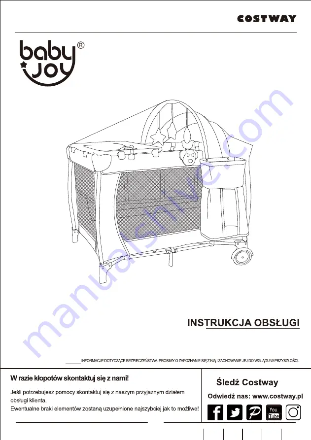 Costway 46317928 User Manual Download Page 6