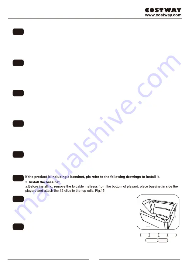 Costway 46317928 User Manual Download Page 25